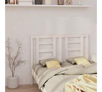 Walplus Bed Headboard White 146X4X100 Cm Solid Wood Pine