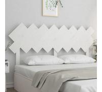 Walplus Bed Headboard White 159.5X3X80.5 Cm Solid Wood Pine