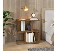 Walplus Bedside Cabinet Smoked Oak 50X30X51.5 Cm Engineered Wood