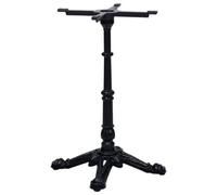 Walplus Bistro Table Leg Black 52X52X72 Cm Cast Iron