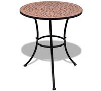 Walplus Bistro Table Terracotta 60 Cm Mosaic