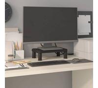 Walplus Black Monitor Stand, 38 X 24 X 10.5 Cm, Desktop Screen Riser