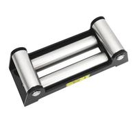 Walplus Black & Silver 4-Way Fairlead Steel Roller For 8000-13000 Lbs Winches