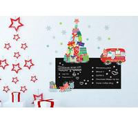 WALPLUS Holiday Wall Stickers - Mixed Christmas Designs - Easy Peel & Stick Removable Decals - Festive Decorations for Walls, Windows, Home or Office