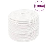 Walplus Boat Rope Full White 12 mm 100 M Polypropylene
