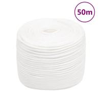 Walplus Boat Rope Full White 8 mm 50 M Polypropylene