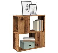 Walplus Book Cabinet Old Wood 60X24X63 Cm Engineered Wood