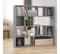 Walplus Book Cabinet/room Divider Grey Sonoma 105X24X102 Cm
