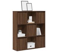 Walplus Bookcase Brown Oak 89X24X101.5 Cm Engineered Wood