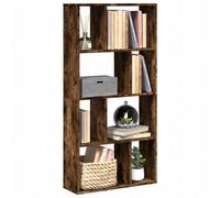 Walplus Bookcase Smoked Oak 60X20X120 Cm Engineered Wood