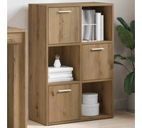 Walplus Bookshelf Artisan Oak 60.5X30X90 Cm Engineered Wood