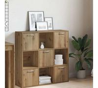 Walplus Bookshelf Artisan Oak 90X28X90 Cm Engineered Wood