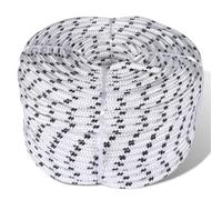 Walplus Braided Boat Rope Polyester 8 mm 250 M White