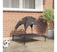 Walplus Brown Dog Bed M Steel Frame Raised Pet Bed Indoor Outdoor