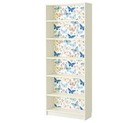 WALPLUS Butterflies Pattern Wall Stickers, Vinyl, Multi-Colour, 63.5 x 63.5 x 3 cm