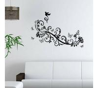 Walplus Butterfly Vine Blackkids Sticker Pvc Black