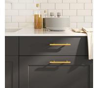 Walplus Cabinet Handles 10 Pcs Gold 96 mm Stainless Steel