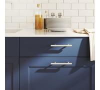 Walplus Cabinet Handles 10 Pcs Silver 96 mm Stainless Steel