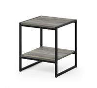Walplus Camnus Modern Living Side Table, French Oak Grey Finish For Home Décor