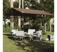 Walplus Camping Tarp Brown 366X306 Cm Waterproof