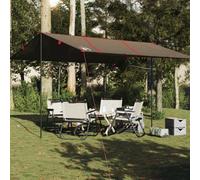 Walplus Camping Tarp Brown 451X420 Cm Waterproof