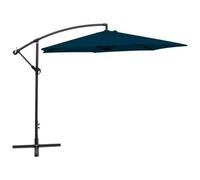 Walplus Cantilever Garden Parasol 3 M Blue