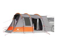 Walplus Car Tent Suitable For Camping Holidays, Festivals, And Road Trips 2-Person Grey And Orange Waterproof