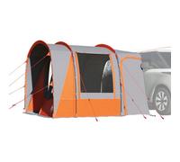 Walplus Car Tent Suitable For Camping Holidays, Festivals, And Road Trips 4-Person Grey And Orange Waterproof