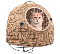 Walplus Cat Transporter 60X45X45 Cm Natural Willow