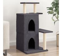 Walplus Cat Tree With Sisal Scratching Posts Dark Grey 97 Cm