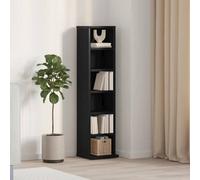 Walplus Cd Cabinet Black Oak 21X20X88 Cm Engineered Wood