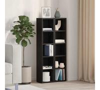 Walplus Cd Cabinets 2 Pcs Black Oak 21X16X93.5 Cm Engineered Wood