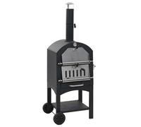 Walplus Charcoal Fired Outdoor Pizza Oven With Fireclay Stone