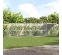 Walplus Chicken Cage Silver 800 X 200 X 198.5 Cm Galvanised Steel
