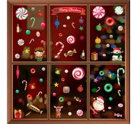 Walplus Christmas Crew In Candyland Window Clings Rooms Décor