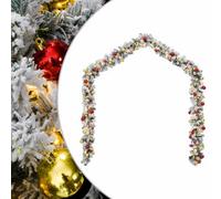 Walplus Christmas Garland With Baubles And Led Lights Green 10 M Pvc