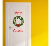 Walplus Christmas Greeting Garland Wall Stickers Decals Bedroom Home Decorations