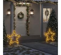 Walplus Christmas Light Decoration With Spikes Star 115 Leds 85 Cm