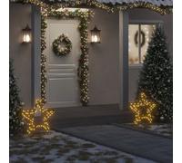 Walplus Christmas Light Decoration With Spikes Star 80 Leds 60 Cm