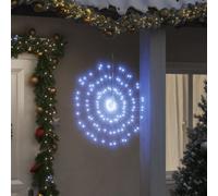 Walplus Christmas Starburst Lights 140 Leds 8 Pcs Cold White 17 Cm