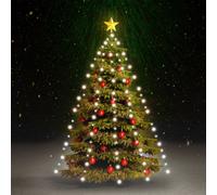 Walplus Christmas Tree Net Lights With 210 Leds Cold White 210 Cm
