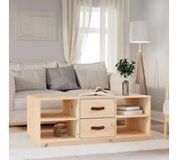 Walplus Coffee Table 100X50X41 Cm Solid Wood Pine