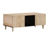 Walplus Coffee Table 100X54X40 Cm Solid Wood Mango