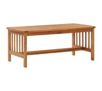 Walplus Coffee Table 102X50X43 Cm Solid Acacia Wood