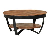 Walplus Coffee Table 65X65X32 Cm Solid Acacia Wood