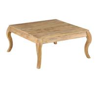 Walplus Coffee Table 80X80X40 Cm Solid Mango Wood