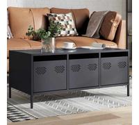 Walplus Coffee Table Anthracite 101.5X50X43.5 Cm Cold-Rolled Steel