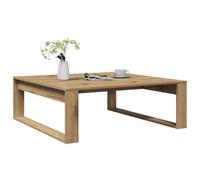 Walplus Coffee Table Artisan Oak 100X100X35 Cm Engineered Wood