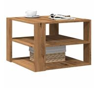 Walplus Coffee Table Artisan Oak 58X58X40 Cm Engineered Wood