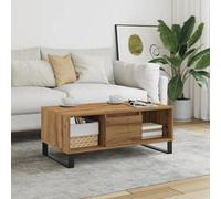 Walplus Coffee Table Artisan Oak 90X50X36.5 Cm Engineered Wood